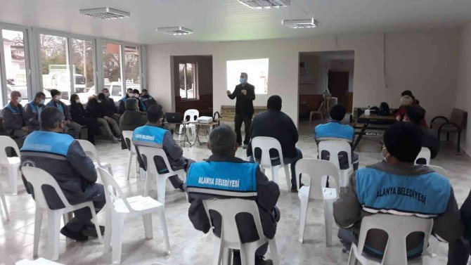 Alanya Belediyesi Personeline İş Güvenliği Ve Sağlığı Eğitimi