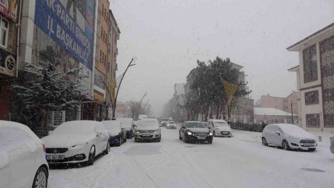 Meteoroloji Uyardı, Bingöl’de Kar Yağışı Başladı