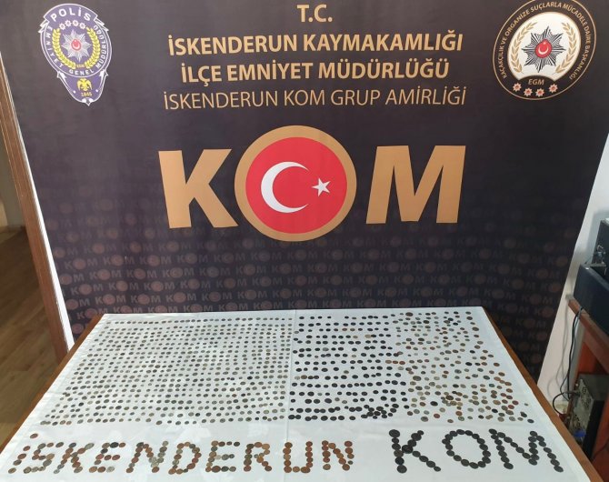 İ̇skenderun’da Tarihi Eser Kaçakçılığı Operasyonu