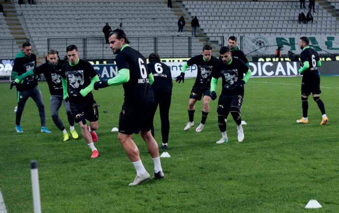 Ahmet Çalık, Konyaspor - Adana Demirspor Maçı Öncesi Anıldı