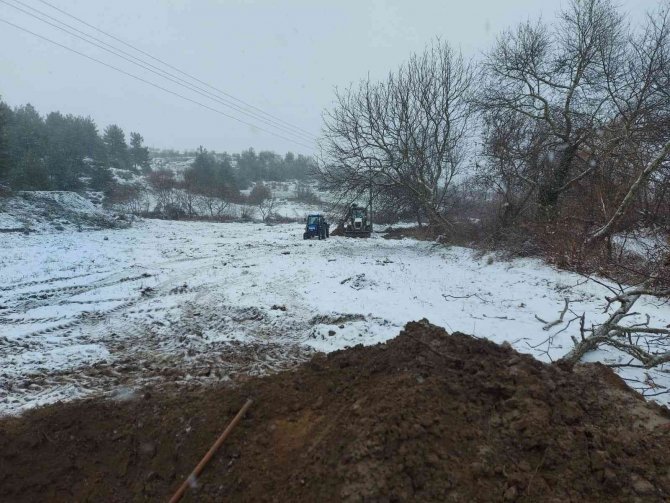 Kar Yağışı Maski̇’nin Çalışmalarına Engel Olmadı