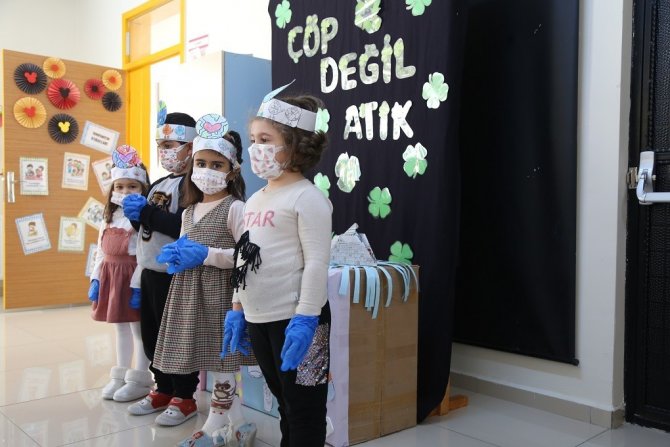 Minik Öğrencilere Sıfır Atık Ve Çevre Eğitimi