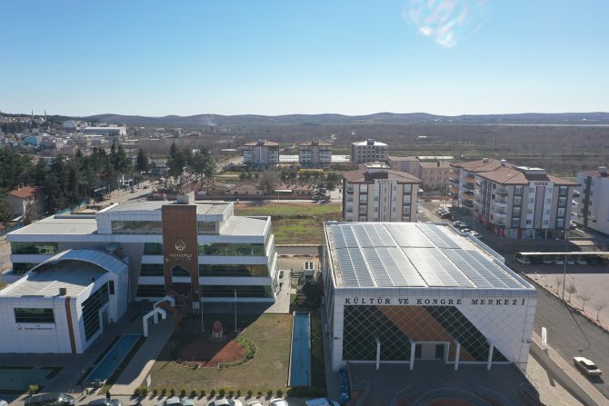 Kongre Merkezine Güneş Enerjisi Santrali (Ges) Kuruldu