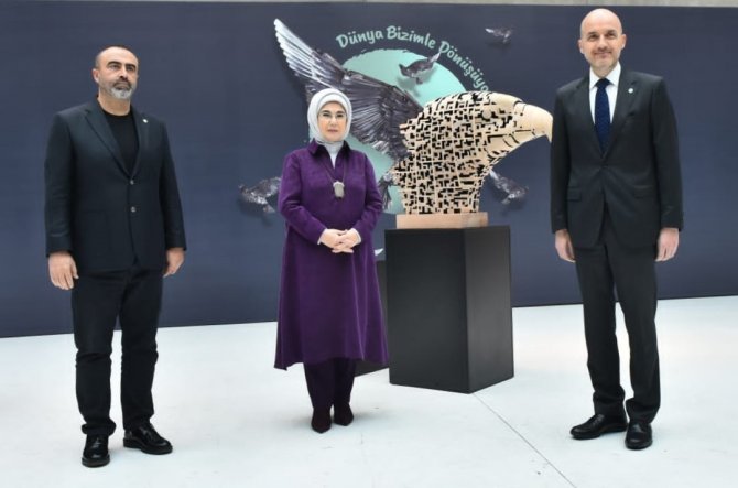 ’Atıktan Sanata’ Projesinde Prof. Rahmi Atalay’ın Eserleri Büyük İlgi Gördü