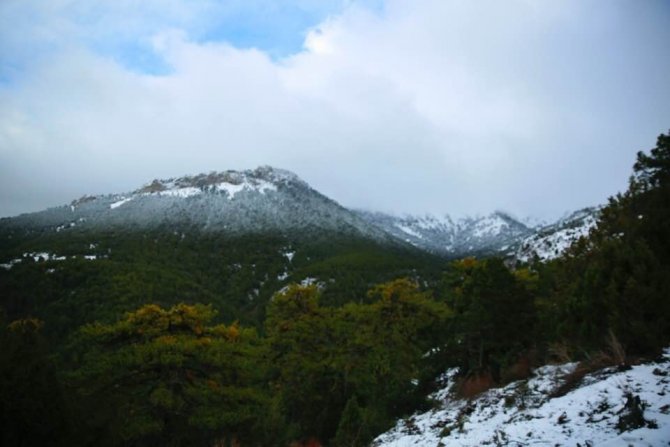 Akdağ Tabiat Parkı’nda Muhteşem Kış Görüntüsü