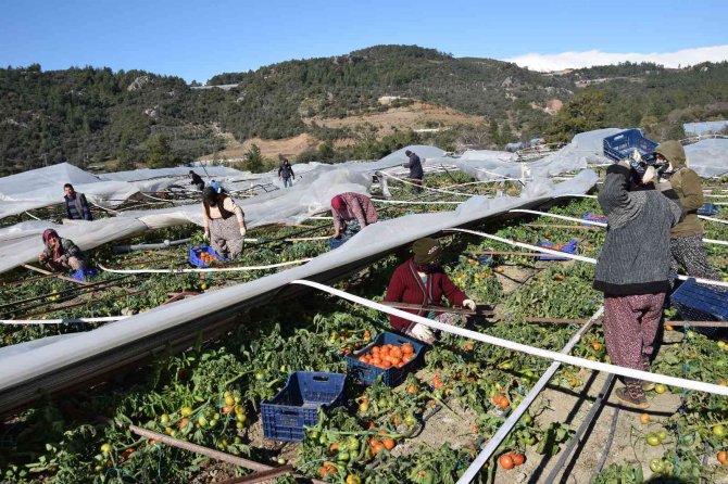 Antalya’da Seraları Bu Defa Poyraz Fırtınası Vurdu