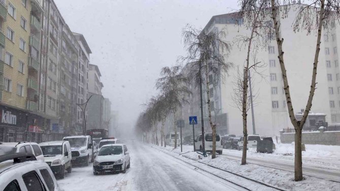 Tatvan’da Yoğun Kar Yağışı