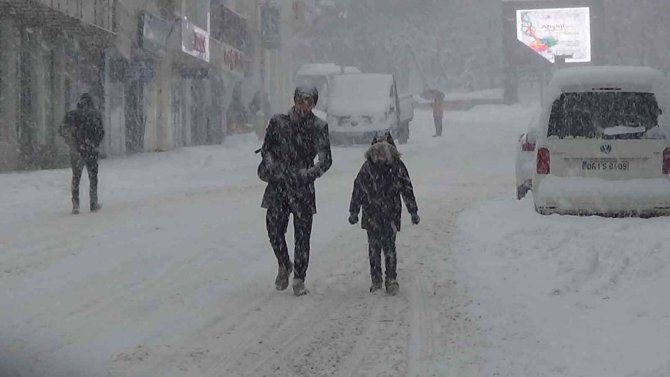 Muş’ta Kar Yağışı
