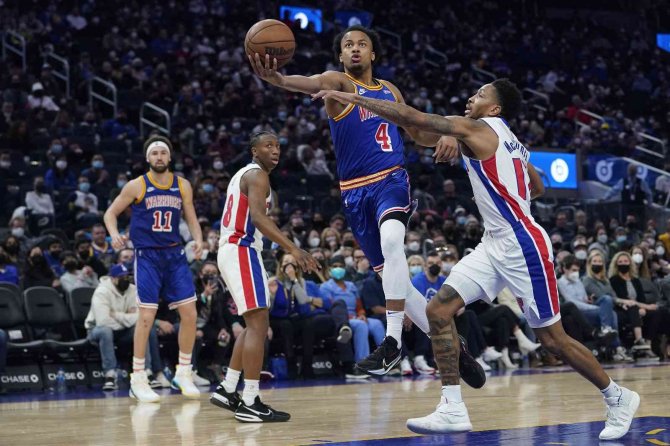 Golden State Warriors, Detroit’i Mağlup Etti