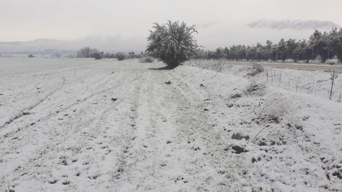Uzun Yıllar Sonra Düziçi’ne Yağan Kar Vatandaşları Sevindirdi