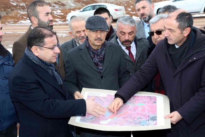 550 Bin Metrekare Alana Kurulacak, Altyapı Çalışmaları Sürüyor