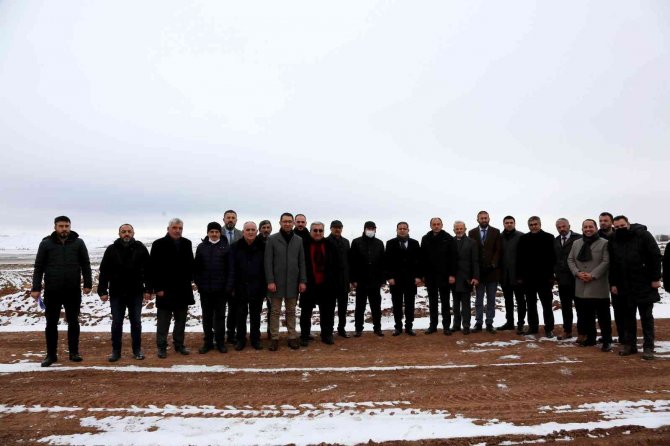 550 Bin Metrekare Alana Kurulacak, Altyapı Çalışmaları Sürüyor