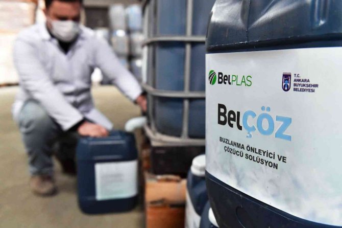 Başkentte Kar Ve Buzla Mücadelede “Belçöz” Başrolde