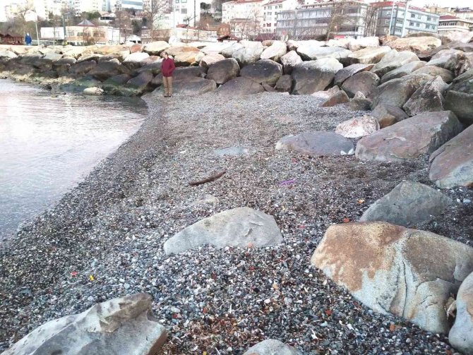 Bandırma’da Deniz Çekildi