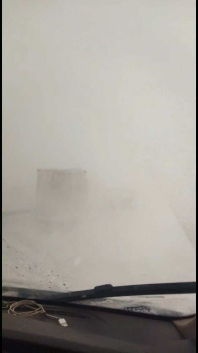 Yoğun Sis Kazayı Beraberinde Getirdi