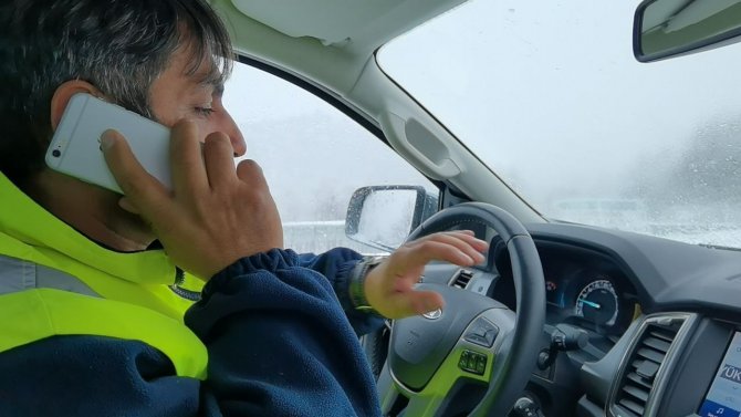 Bir Metreyi Bulan Karlı Yolları Aşıp Şifa Dağıttılar