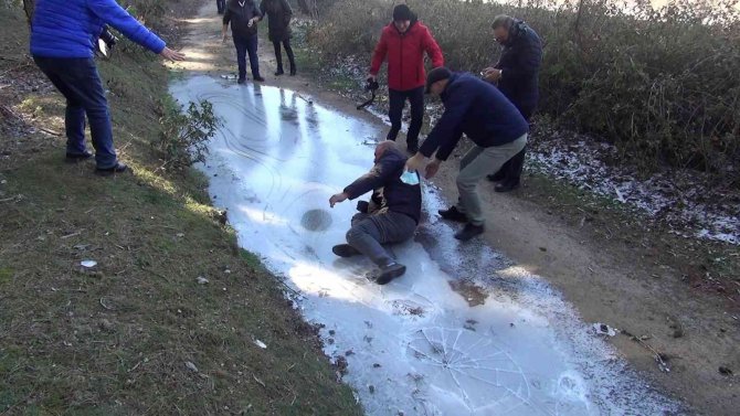 Gazetecinin Buzla İmtihanı