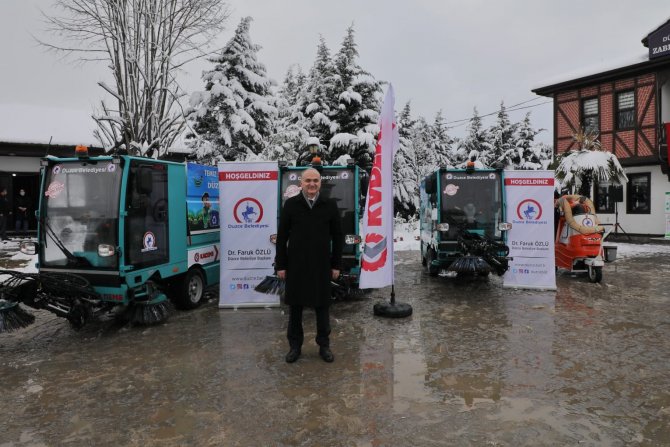 Düzce Belediyesi’nin Temizlik Filosu Güçleniyor