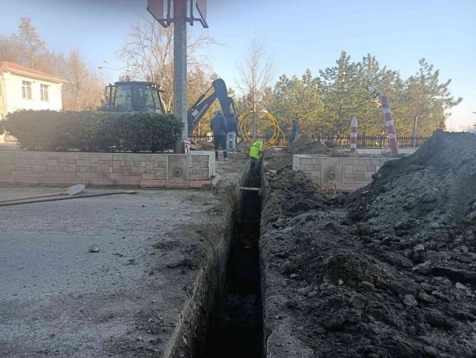 Havsa’da Doğal Gaz Hattı Döşeme Çalışmaları