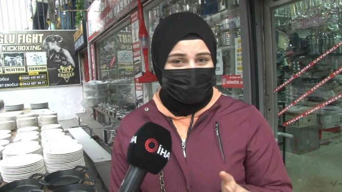 Arnavutköy’de Tencere Hırsızı Güvenlik Kamerasında