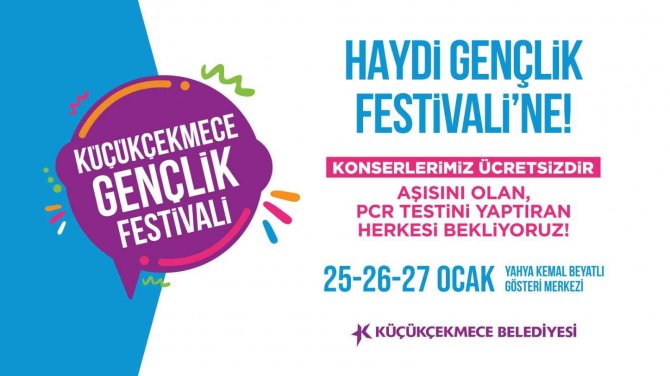 Küçükçekmece’de "Gençlik Festivali" Başlıyor