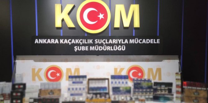 Ankara’da Tütün Kaçakçılarına Yönelik Operasyonda 2 Gözaltı