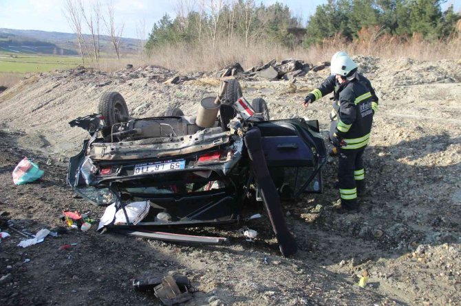 Tekirdağ’da İki Otomobil Çarpıştı: 3 Yaralı