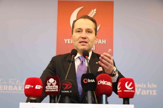 Yeniden Refah Partisi Lideri Erbakan: “Siyasi İktidar Hayır Kurumu Vazifesi Yapıyor”