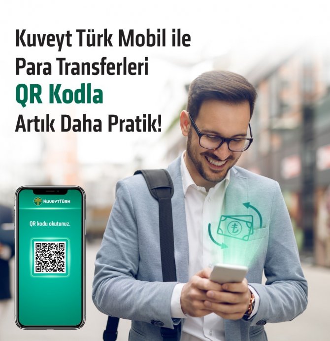 Kuveyt Türk’te ‘Qr Kod İle Para Transferi’ Dönemi Başladı