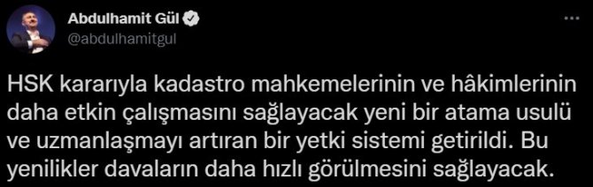 Bakan Gül: "İ̇nsan Hakları Eylem Planımızda Yer Verdiğimiz Bir Hedef Daha Hayata Geçti"
