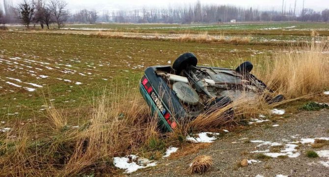 Hisarcık’ta Trafik Kazası: 1 Yaralı