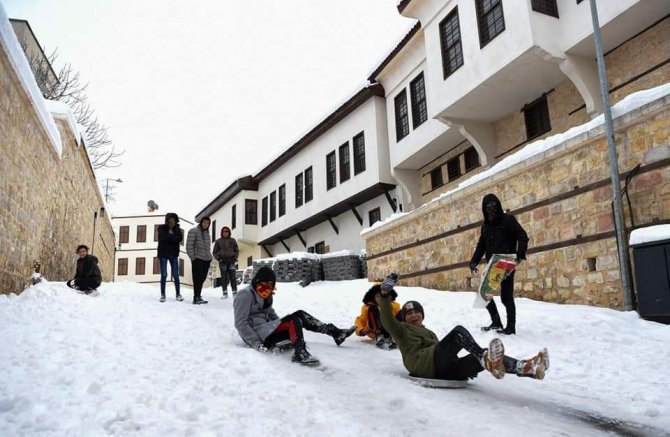 Kahramanmaraş’ta Kar Manzaraları