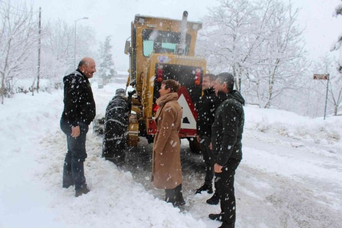 Safranbolu İlçesine 60 Yılın Rekor Kar Yağışı Gerçekleşti