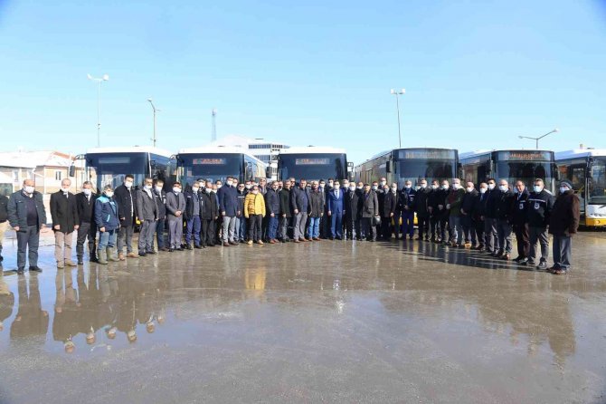 Karaman’da Mesleki İntibak Eğitimini Tamamlayan Şoförler Belgelerini Aldı