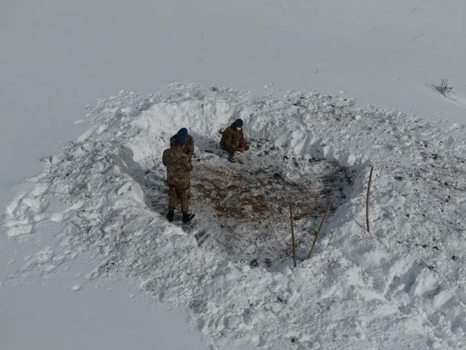 Komandolar, Yaban Hayvanları İçin Doğaya Yem Bıraktı