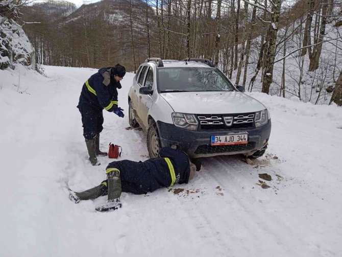 Elektrik Arıza Ekiplerinin ‘Kar’ Mücadelesi