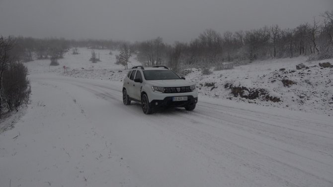 Kırklareli’nde Kar Yağışı Etkili Oluyor