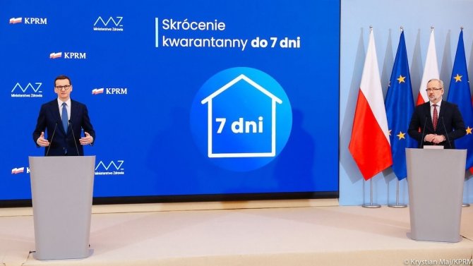 Polonya’da Karantina Süresi 7 Güne Düşürüldü