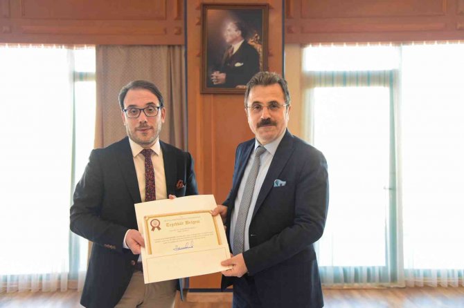 Rektör Çiçek’ten ‘Sürdürülebilir Yeşil Kampüs Koordinatörlüğü’ne Teşekkür