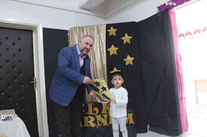 Cizre’de 4-6 Yaş Kur’an Kurslarında Karne Heyecanı Yaşandı