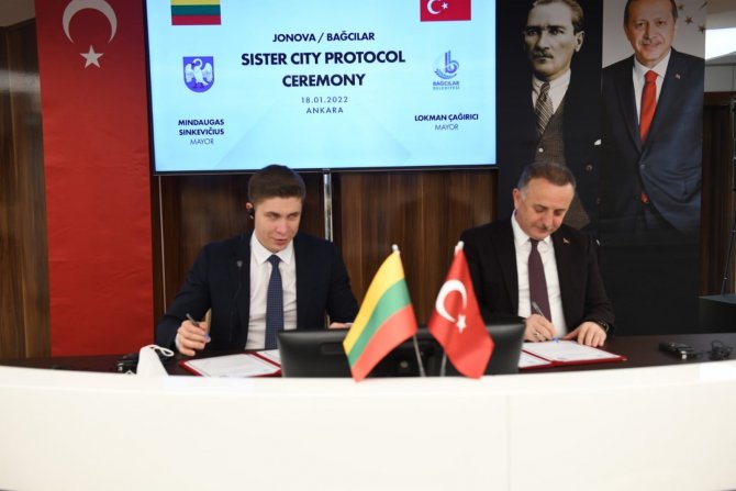 Bağcılar Belediyesi İle Jonava Belediyesi Kardeş Oldu