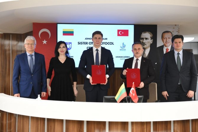 Bağcılar Belediyesi İle Jonava Belediyesi Kardeş Oldu