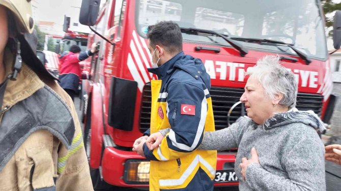 Bakırköy’de Yangın Paniği