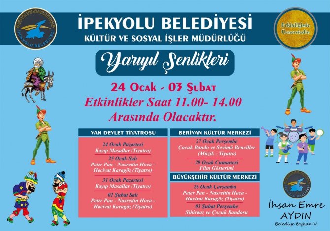 İ̇pekyolu’nda Yarıyıl Şenlikleri Başlıyor