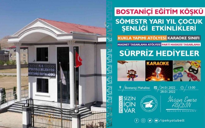 İ̇pekyolu’nda Yarıyıl Şenlikleri Başlıyor