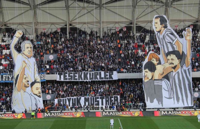 Altay Taraftarlarından Koreografi Şov