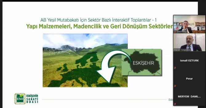 Eso Sürdürülebilir Yeşil Sanayi Birimi Ve Model Fabrika Oyununun Kurallarını Açıkladı