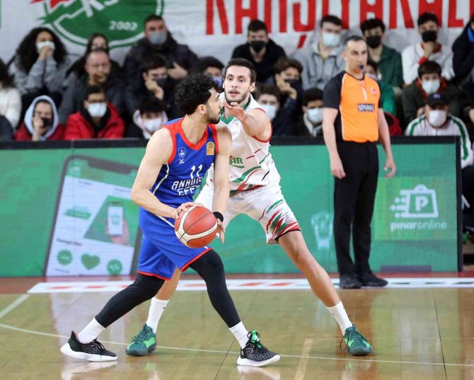 Ing Basketbol Süper Ligi: Pınar Karşıyaka: 78 - Anadolu Efes: 73