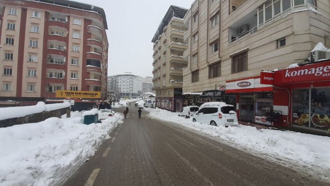 İ̇slahiye’de Yoğun Kar Yağışı