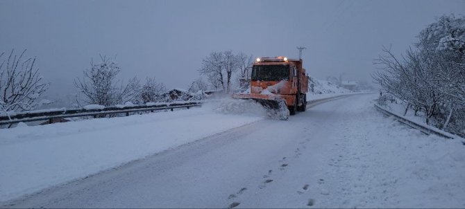 Kastamonu’nun Sahil Bölgesinde Kar Kalınlığı 30 Santimetreyi Aştı